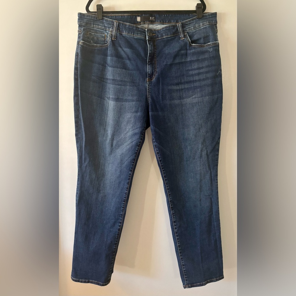 Kut From The Kloth Catherine Boyfriend, Plus Mid Rise Jeans Women’s Size 20W - Picture 2 of 9
